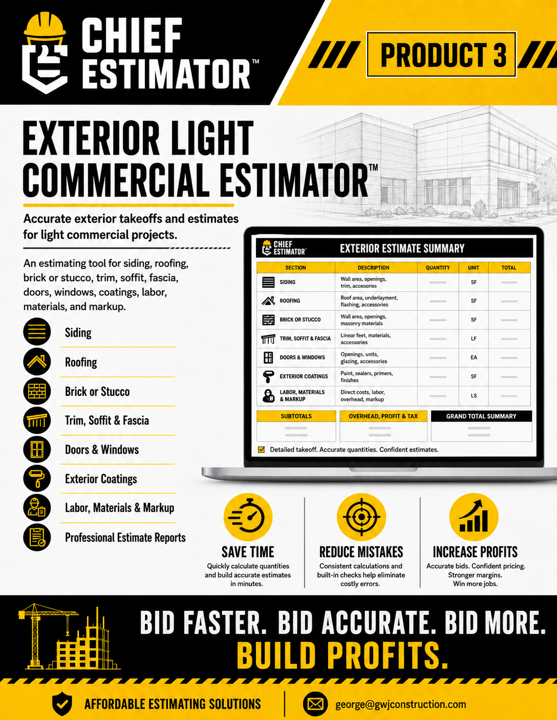 Exterior Light Commercial Estimator